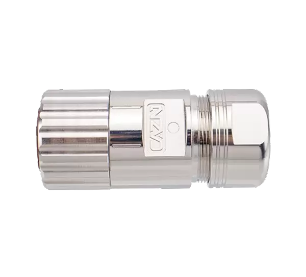 M40 Signaal Rechte Vrouwelijke Metaal Gemonteerde Stekker (Krimp)