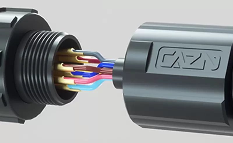 CAZN | E13 plastic waterdichte connector (korte videodemonstratie)